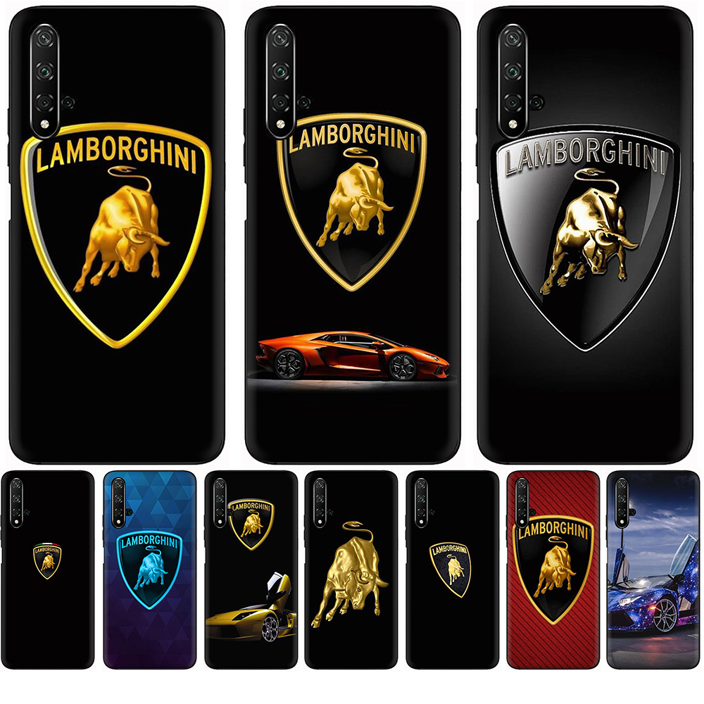 Ốp Điện Thoại Tpu Mềm Chống Rơi In Logo Lamborghini Thời Trang Cho Honor 7x 8x 8a 9 Lite 10 Lite