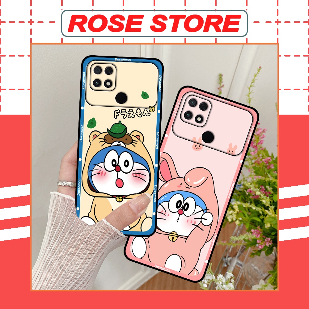 Ốp Xiaomi Poco C40 in hình in hình doremon, couple, shin, bearbrick dễ thương