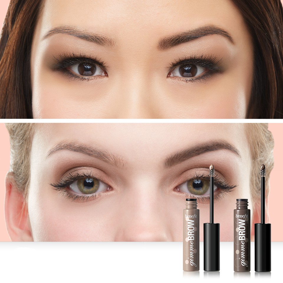 Benefit Mascara Lông Mày Nhuộm & Tạo Dáng Nâu Vừa Gimme Brow Benefit Eyebrow Gel Full Size Bill Mỹ