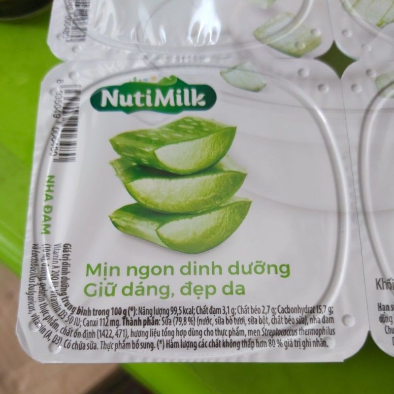Sữa chua nha đam Nutimilk lốc 4 hộp
