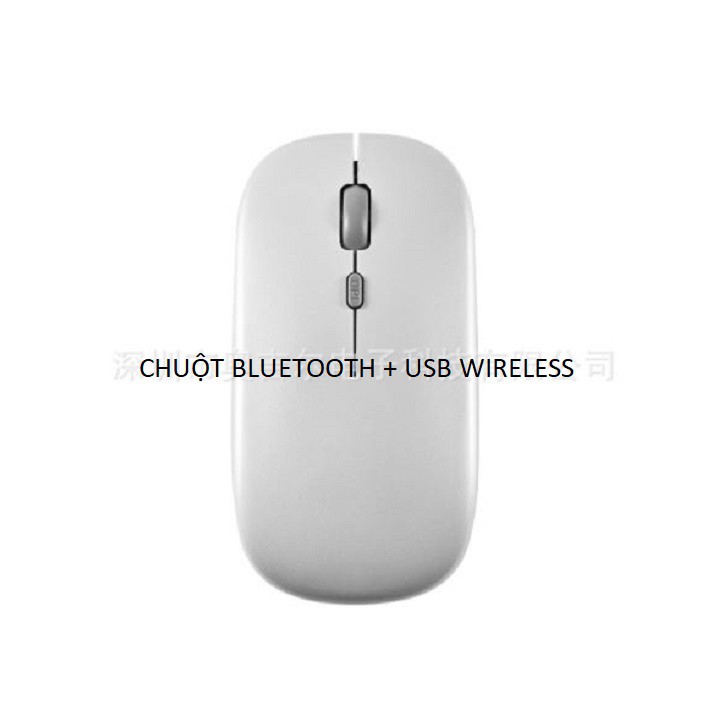 Chuột Bluetooth 5.0 Không Dây Cho Ipad Mac Ios Android Laptop Tablet Pc Smart Phones ( wireless + bluetooth )