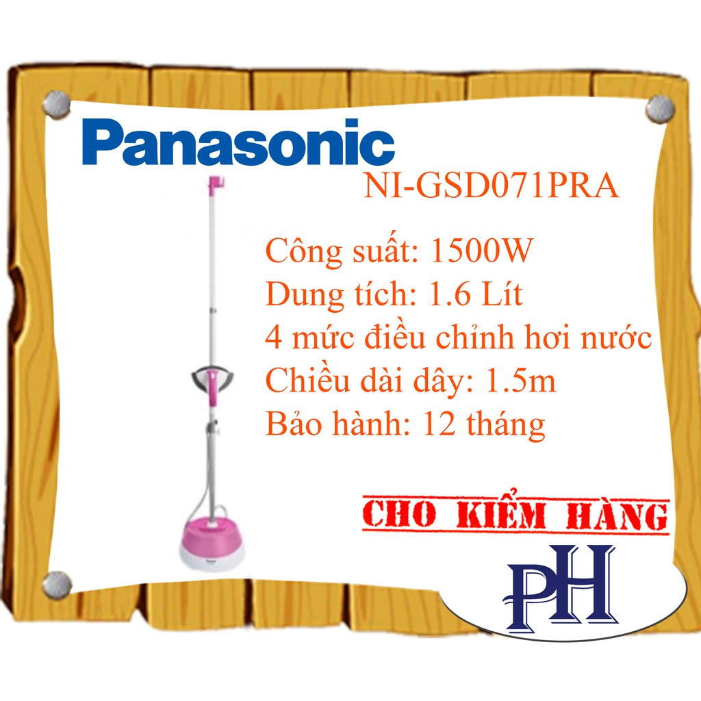 BÀN ỦI HƠI NƯỚC PANASONIC NI-GSD071PRA