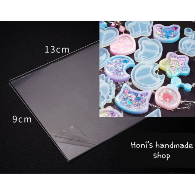 Miếng dán trong suốt làm móc khóa shaker
