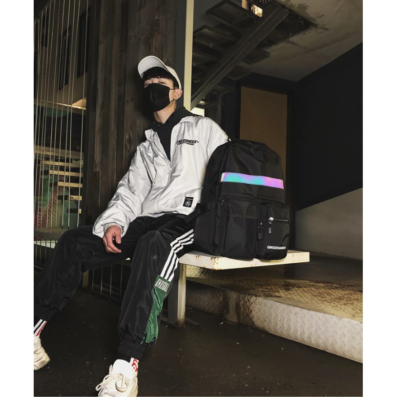 BALO THỜI TRANG UNISEX DẠ QUANG ĐỰNG VỪA LAPTOP CHO HỌC SINH SINH VIÊN