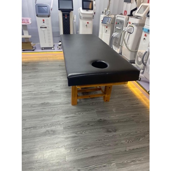 Giường Spa chân gỗ loại đẹp