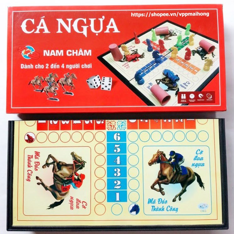 Bộ cờ cá ngựa nam châm cao cấp