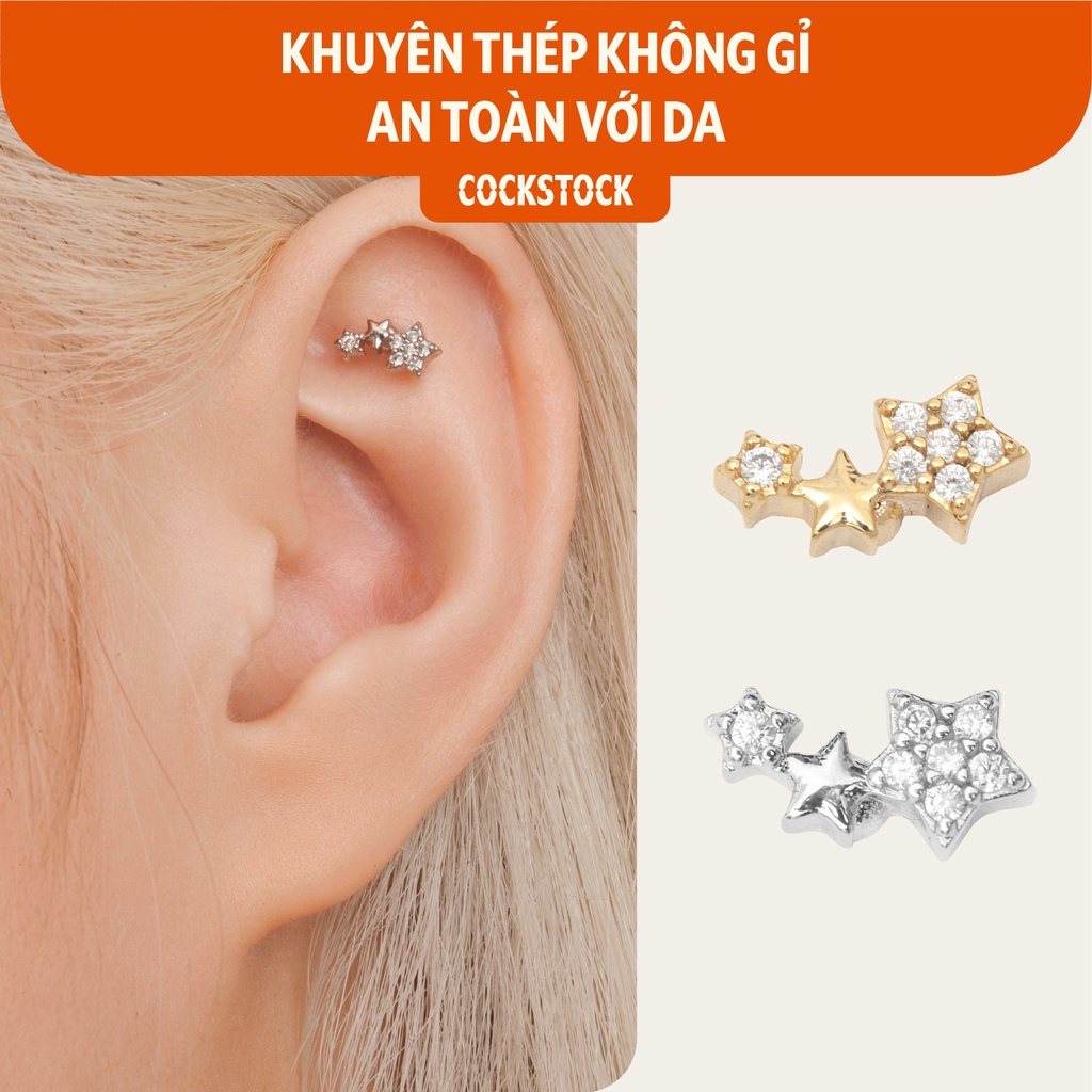 Khuyên tai đá Meteor Earring CockStock