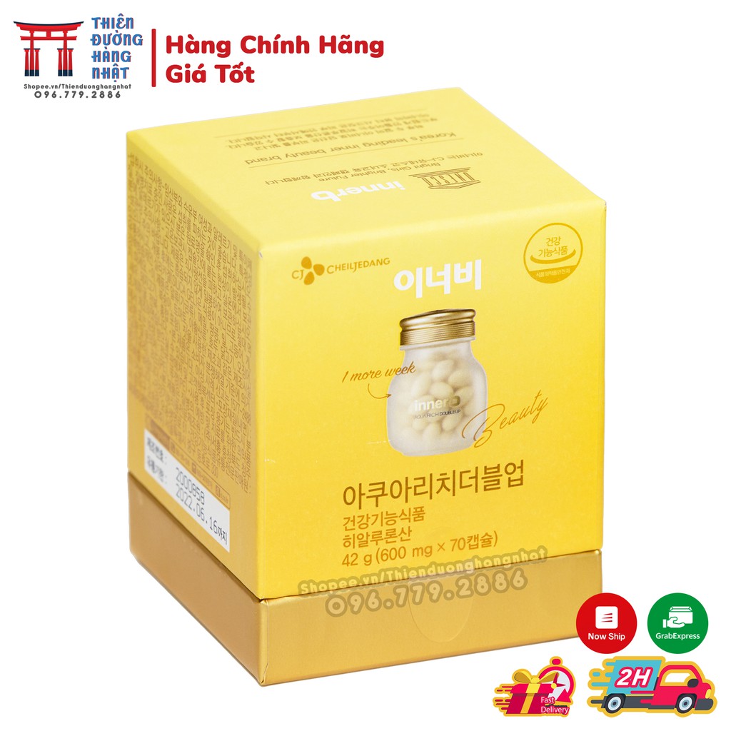 Viên uống cấp nước và collagen cho da Innerb Aqua Rich Hàn Quốc hộp 70Viên | Thế Giới Skin Care