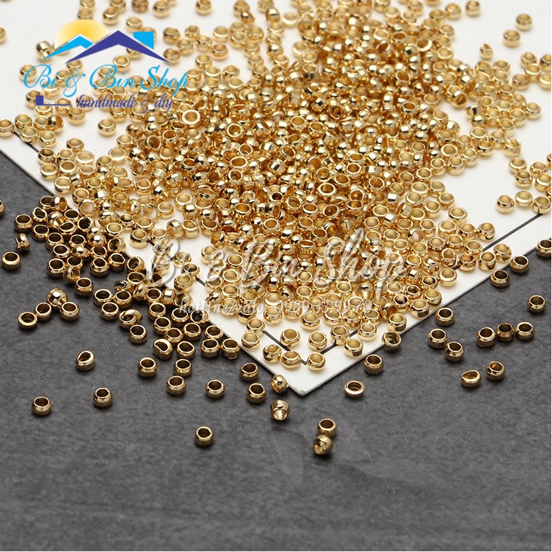 Gói Hạt Bi Kẹp Chặn Hạt Chuỗi Làm Dây Chuyền, Vòng Đeo Tay Trang Sức Handmade