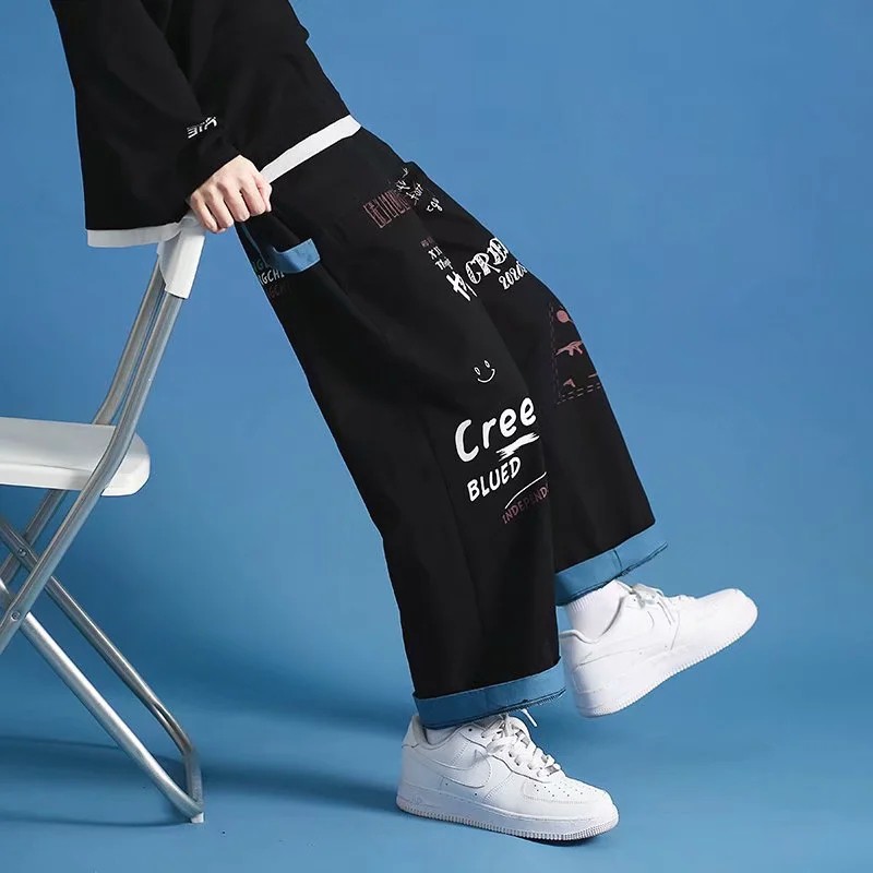 Quần Dài Phong Cách Hàn Quốc Cá Tính Thời Trang Cho Nam / Nữ Size S-3XL | BigBuy360 - bigbuy360.vn