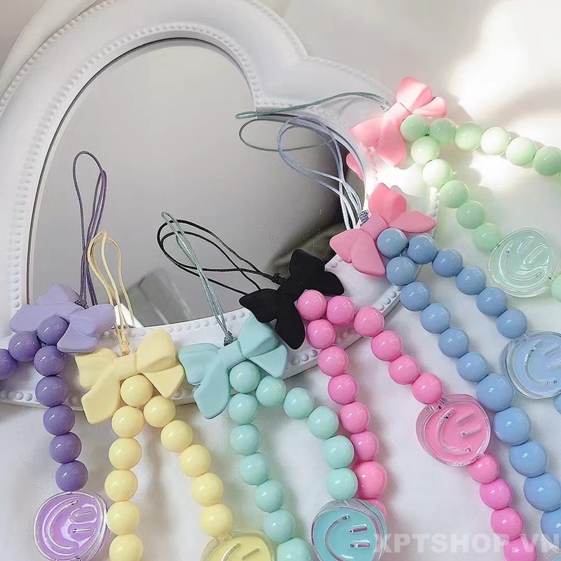 Vòng Đeo Tay Chống Thất Lạc Gắn Nơ Trang Trí Dễ Thương Cho Điện Thoại Apple Huawei glory Android