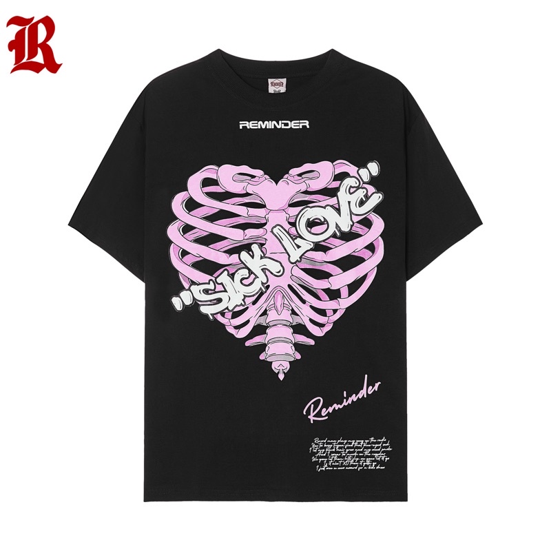 Áo Thun Reminder Sick Love T-Shirt Phông Local Brand Nam Nữ Unisex
