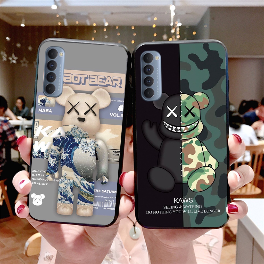 [HÀNG MỚI VỀ] ỐP LƯNG OPPO RENO 3/OPPO RENO 3 PRO/OPPO RENO 4/OPPO RENO 4 PRO/OPPO RENO 5 IN HÌNH BEARBRICK ĐA DẠNG MẪU
