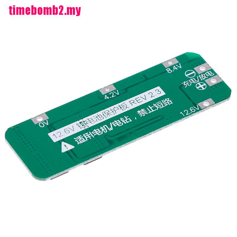 Bảng Mạch Sạc Pin Lithium 18650 Hlh 3s 20a Pcb Bms 12.6v