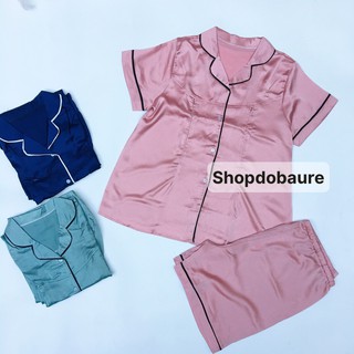 Bộ lụa bầu và sau sinh áo cộc quần đùi MÙA HÈ - 𝐁𝐋𝟓𝟑