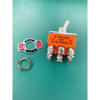 Công tắc gạt đôi e-ten1322 15a 250v 6 chân 3 chế độ on-off-on