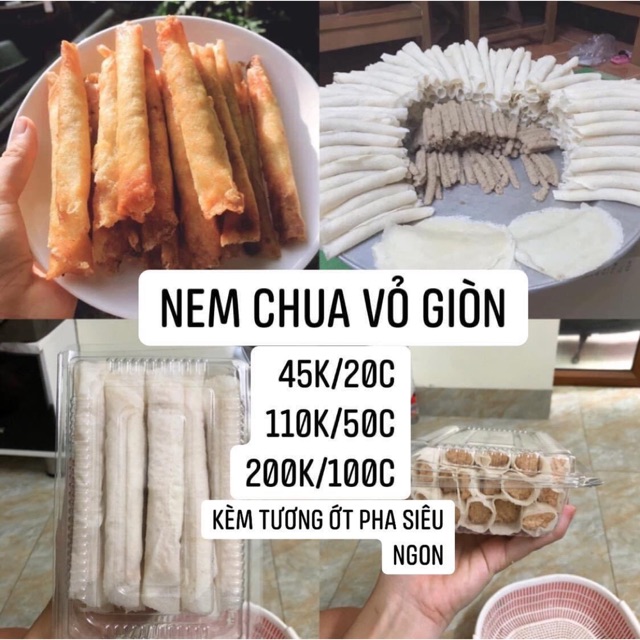Nem chua vỏ giòn
