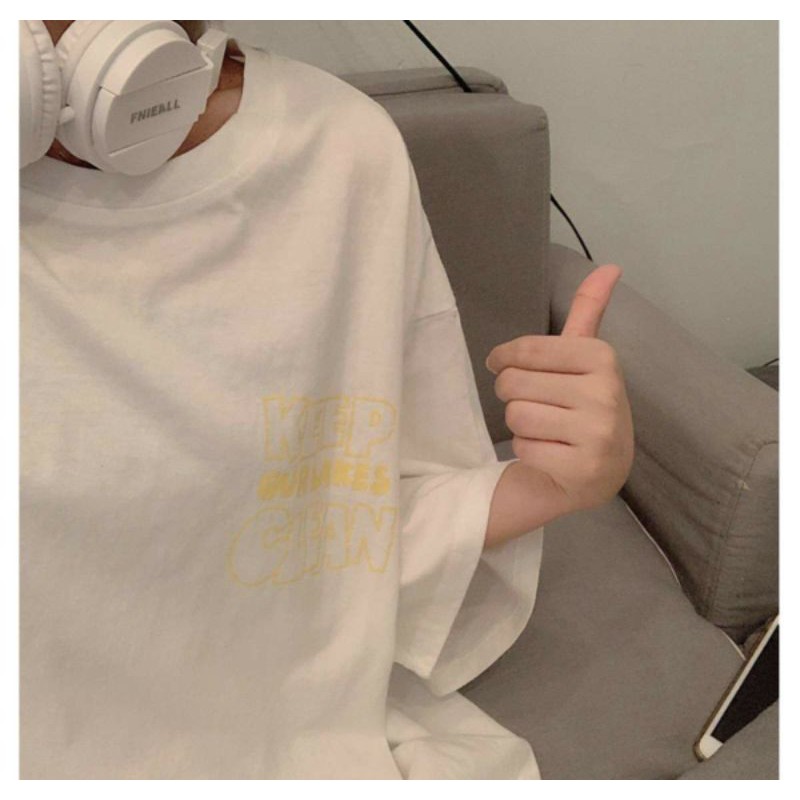 Áo Thun tay lỡ Unisex KEEP OUT LAKES