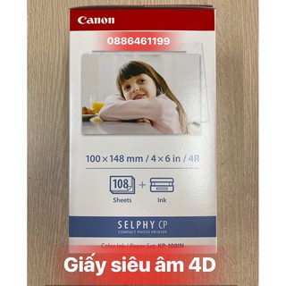 giấy in siêu âm - Giấy in ảnh canon kp108