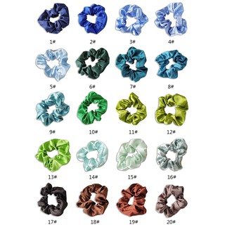 Cột tóc vải scrunchies lụa satin sỉ
