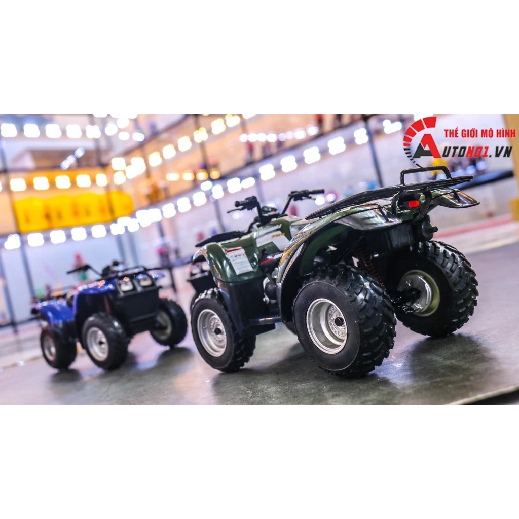 MÔ HÌNH XE ĐỊA HÌNH 4 BÁNH 2002 KAWASAKI PRAIRIE 400 1:12 WELLY