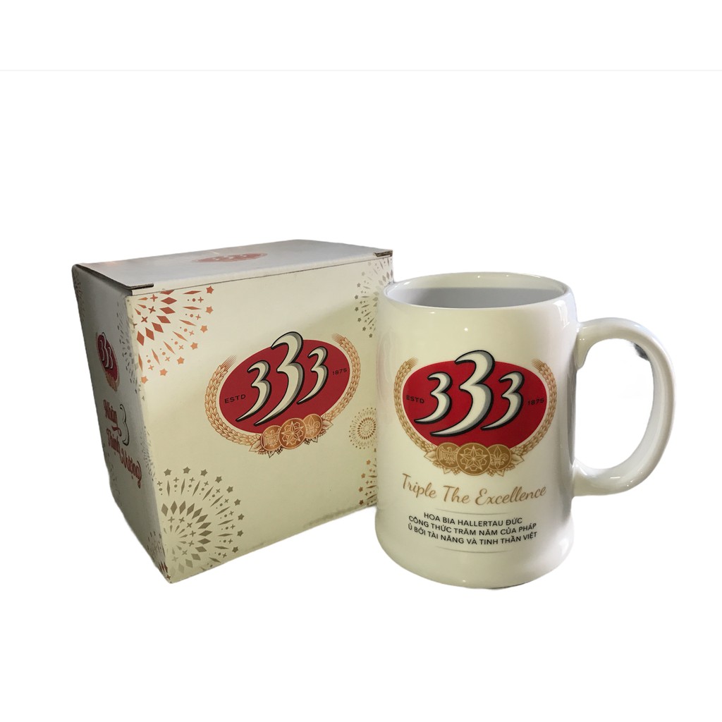 LY SỨ MINH LONG QUÀ TẶNG CỦA BIA SÀI GÒN BIA 333