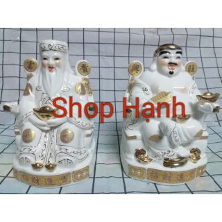 Ông Địa Thần Tài sứ trắng cao 20 cm giá rẻ