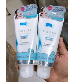 Kem Rửa Mặt Dưỡng Ẩm Tối Ưu Hada Labo Advanced Nourish Hyaluron Cleanser (80g)
