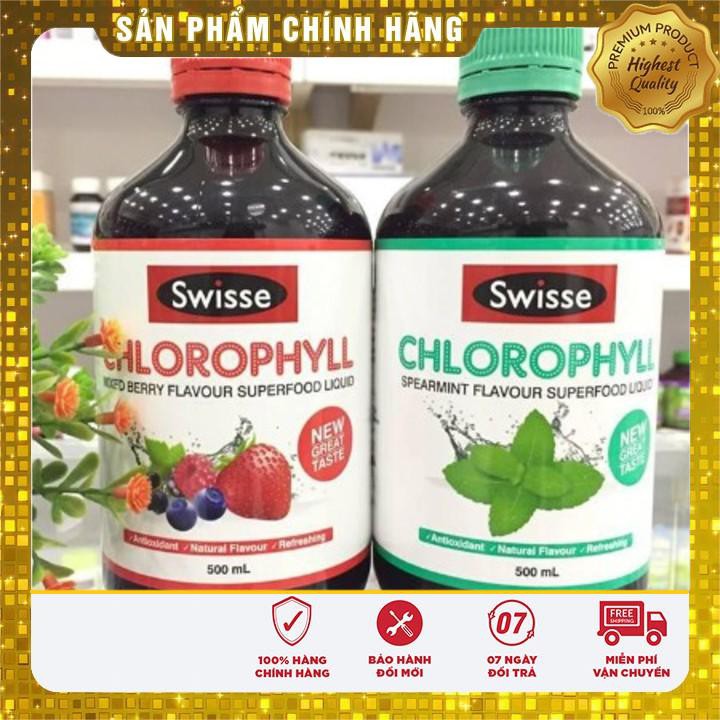 Nước Diệp Lục Swisse Chlorophyll 500ml Của Úc