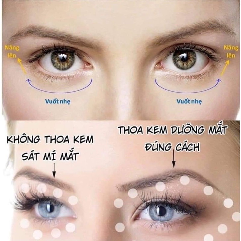 [XÃ KHO] Kem Mắt Ohui The First Chống Thâm Nhăn Bọng Mắt 5ml Tách Set