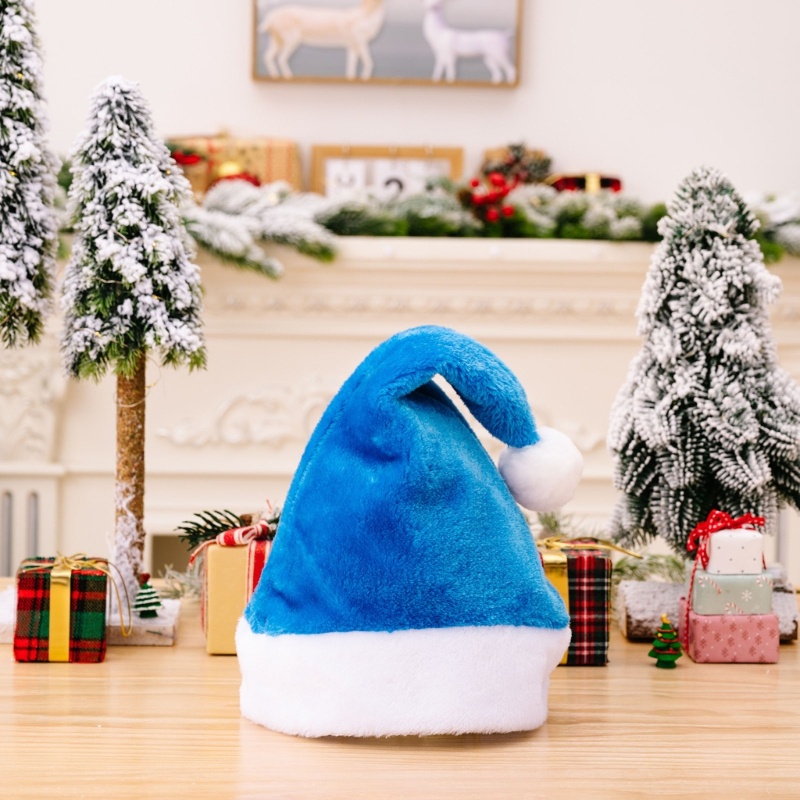 Mũ Ông Già Noel Bằng Lông Nhung Dễ Thương Xinh Xắn