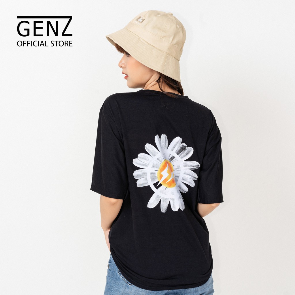 [Mã FASHIONMALLT4 giảm tới 30K đơn 150K] Áo thun tay lỡ GENZ dáng Unisex form rộng phong cách Ulzzang Turbo Devil - Z19 | BigBuy360 - bigbuy360.vn