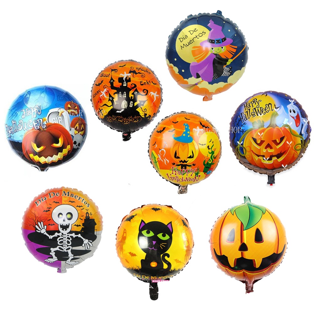 Bóng kiếng tròn trang trí halloween