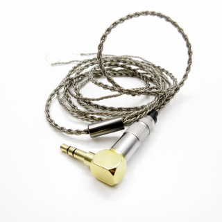 18 share 4 core single crystal copper plated silver Replacement wire Headset Wire DIY Earphone Cable