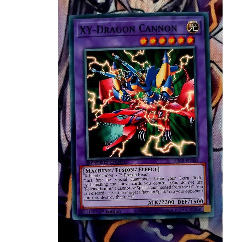 [ ĐỖ LẠC ] THẺ BÀI YUGIOH MONSTER - XY-Dragon Cannon - SBCB-EN083 - Common 1st Edition