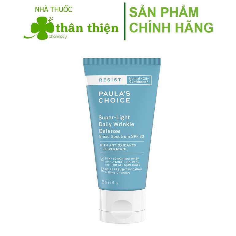 Kem ngày Resist Super - Light Daily Wrinkle Defence Broad Spectrum SPF 30