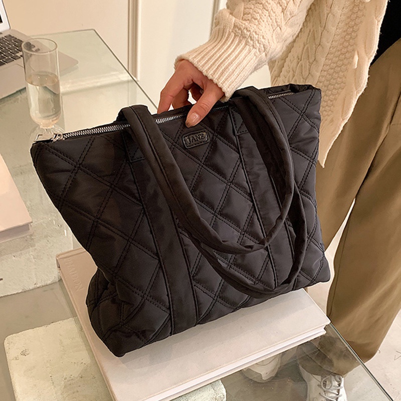 Túi đeo vai IELGY sức chứa lớn màu trơn phong cách Hàn Quốc thời trang đơn giản dành cho nữ