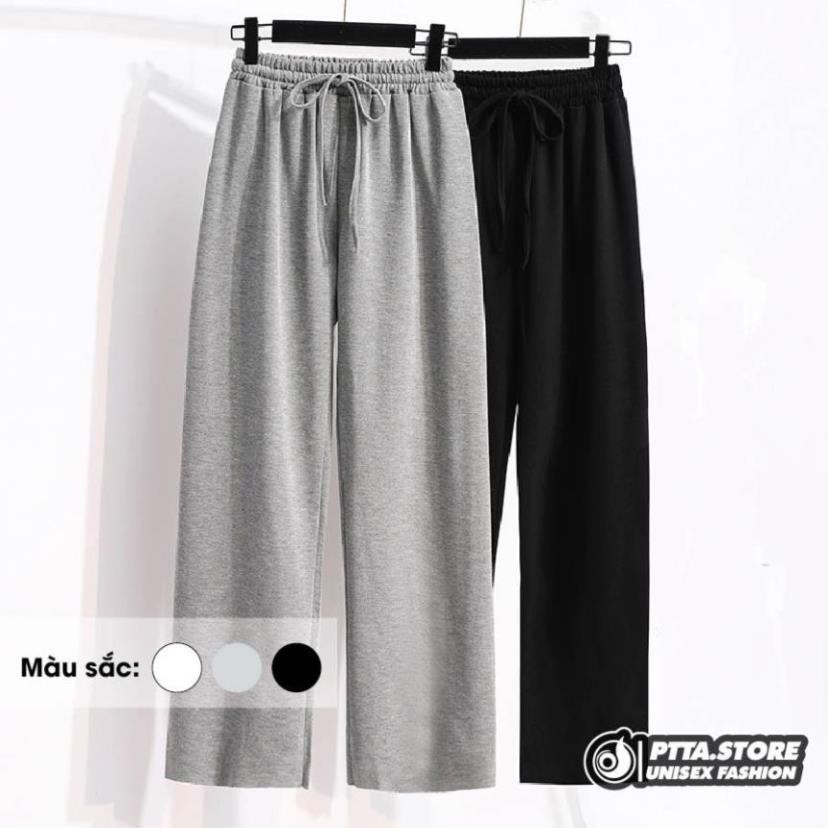 Quần Jogger Nam Nữ Form Rộng Ống Rộng SPUN 3 Màu Dáng Hiphop Thể Thao Vải Mịn