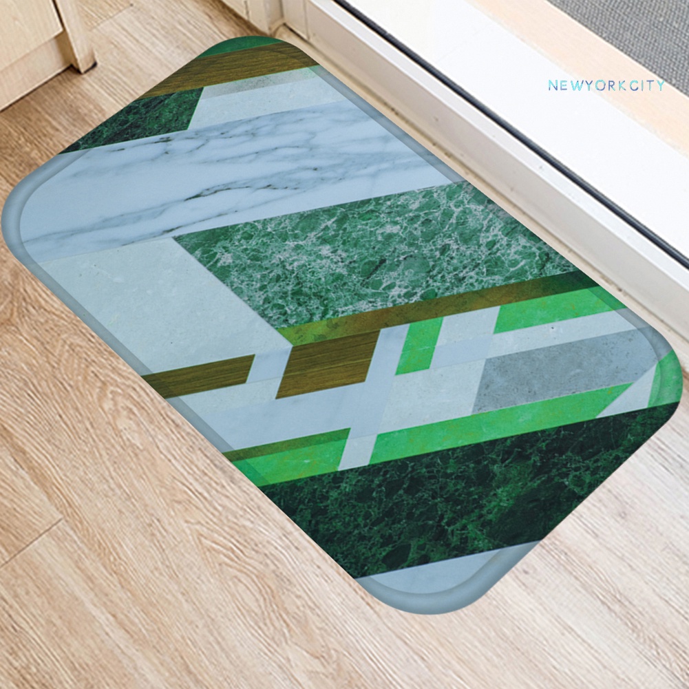 Thảm lót cửa chùi chân Chống Trượt Họa Tiết Hình Học