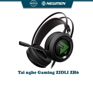 ˂PATECH˃ Tai nghe Gaming ZIDLI ZH6 (7.1) USB , LED Rainbow hô hấp đổi màu - Hàng Chính Hãng