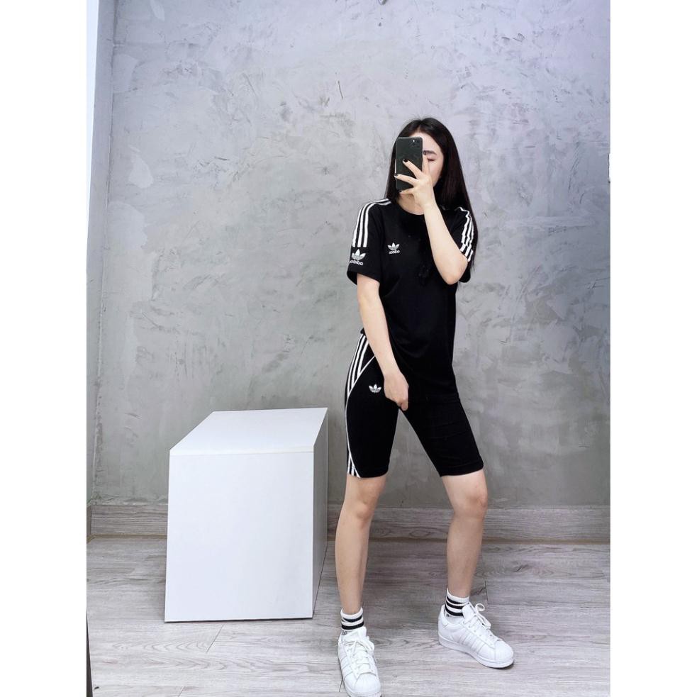 Quần Legging Đùi Gym [Short] Tights Sọc Sóng Cao Cấp [ĐỒ TẬP GYM NỮ]