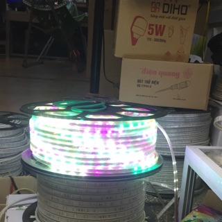 Combo 10m dây led đuổi 2835 1 hàng + 1 nguồn 2835 đuổi