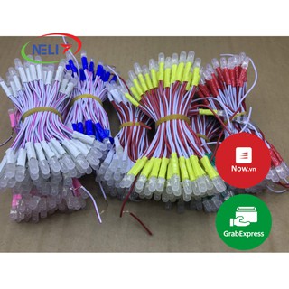 [Cụm led 100 bóng] Dây led liền dây 5mm điện áp 12V DC