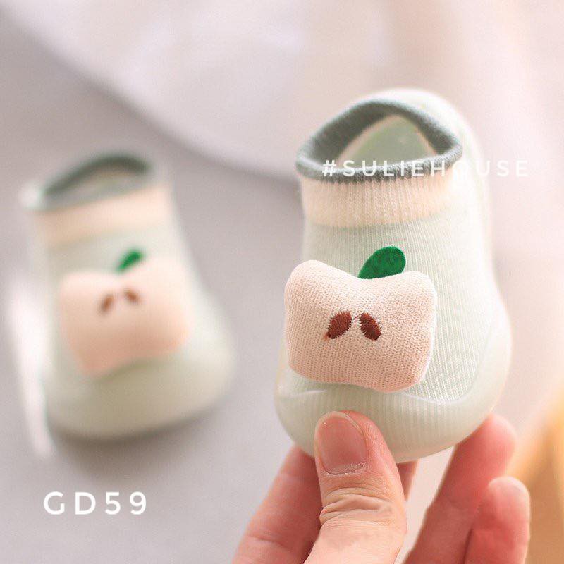 Giày bún hoa quả 5D cho bé - GD59