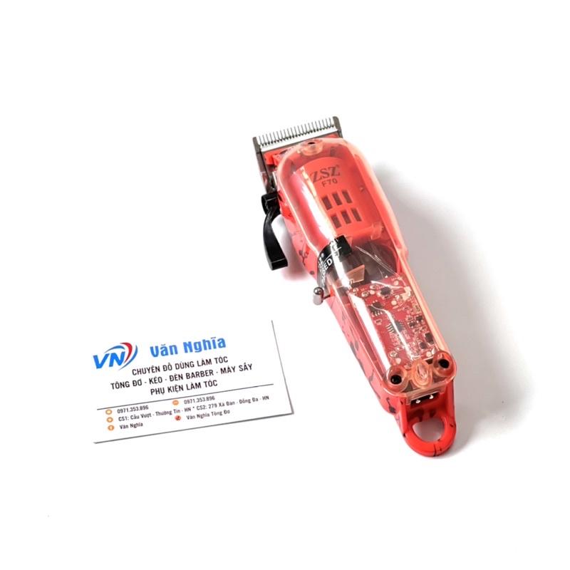 Tông đơ cắt tóc ZSZ F70 lưỡi kép thép thoáng và mỏng bảo hành 6 tháng