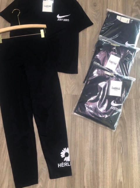 [Mã FAGREEN245 giảm 10% tối đa 30K đơn 99K] S745 Bộ Thể Thao In Hoa Cúc Quần Legging Áo Thụng Sang Chảnh | BigBuy360 - bigbuy360.vn