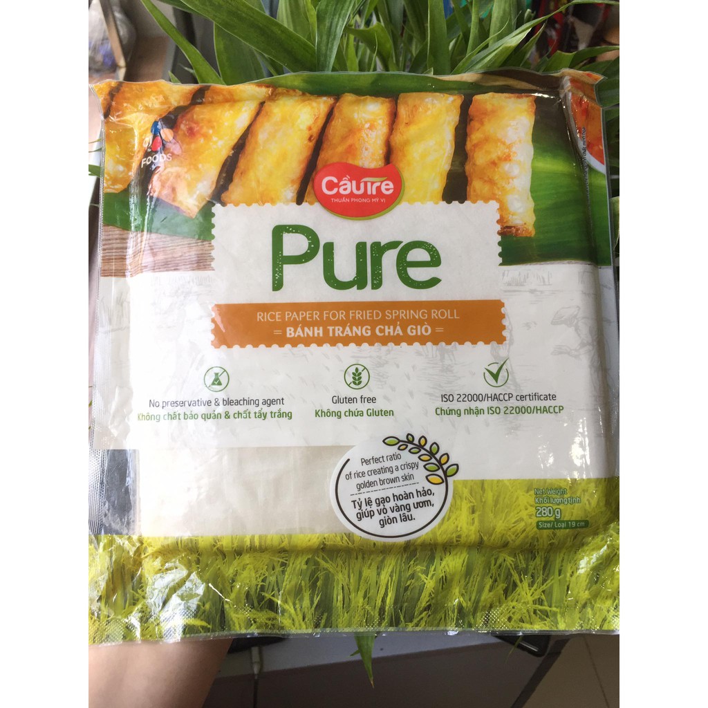 Bánh Tráng Chả Giò Pure - Cầu Tre 280 gr