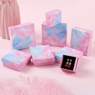 Hộp Đựng Trang Sức Họa Tiết Đá Cẩm Thạch Đầy Màu Sắc Độc Đáo