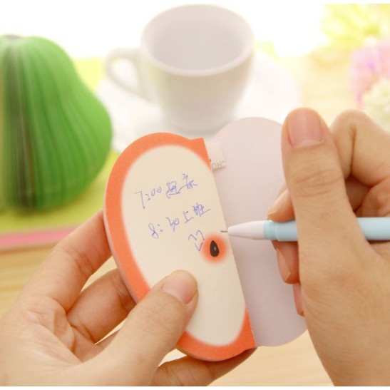 Giấy Note Hình Trái Cây Độc Đáo Dễ Thương - Mẫu Ngẫu Nhiên