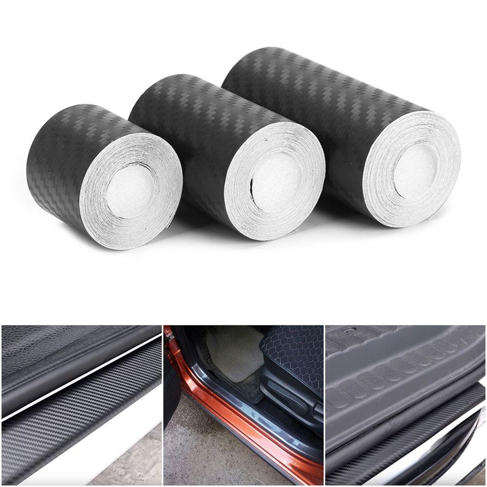 Miếng Dán 3D Bằng Sợi Carbon Chống Trầy Chống Va Đập Cho Cửa Xe Hơi